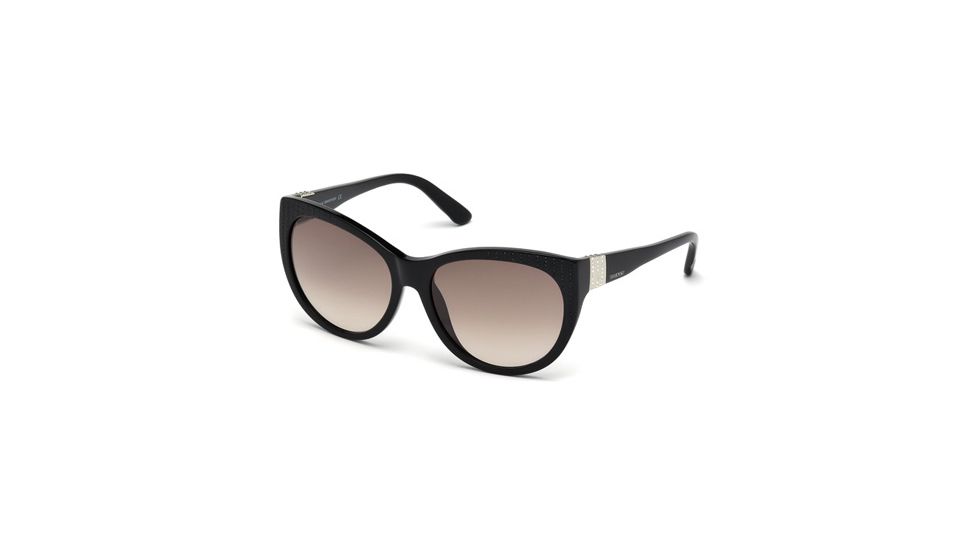 Swarovski SK0087 Sunglasses - Shiny Black Frame Color
