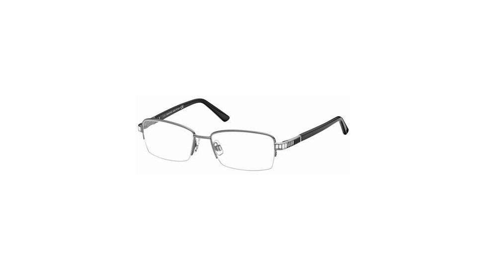 Swarovski SK5028 Eyeglass Frames - Shiny Dark Ruthenium Frame Color