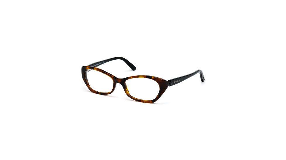 Swarovski SK5067 Eyeglass Frames - Dark Havana Frame Color