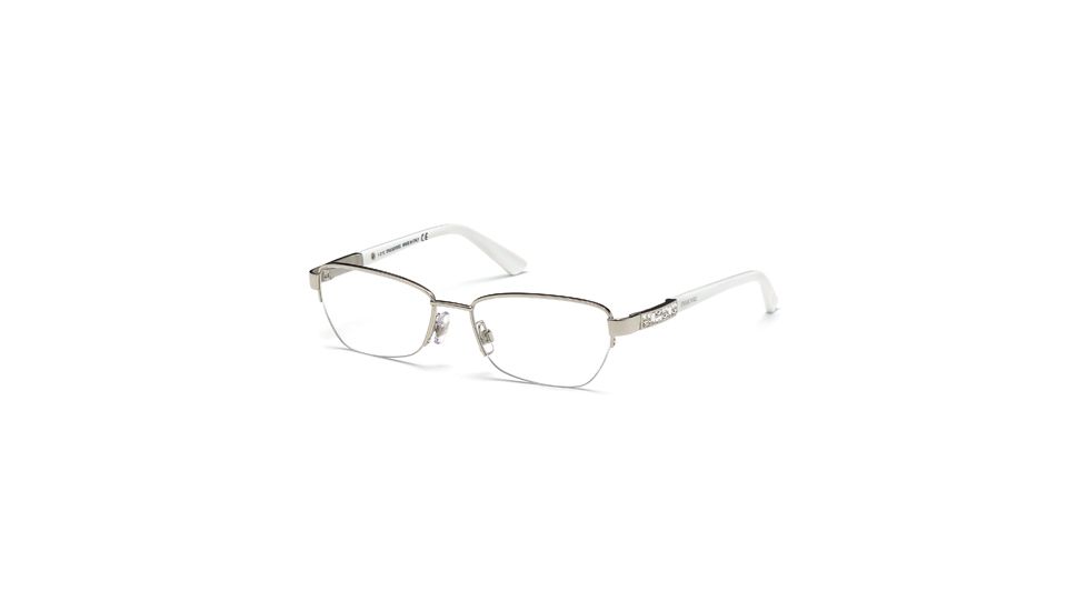 Swarovski SK5068 Eyeglass Frames - Shiny Palladium Frame Color