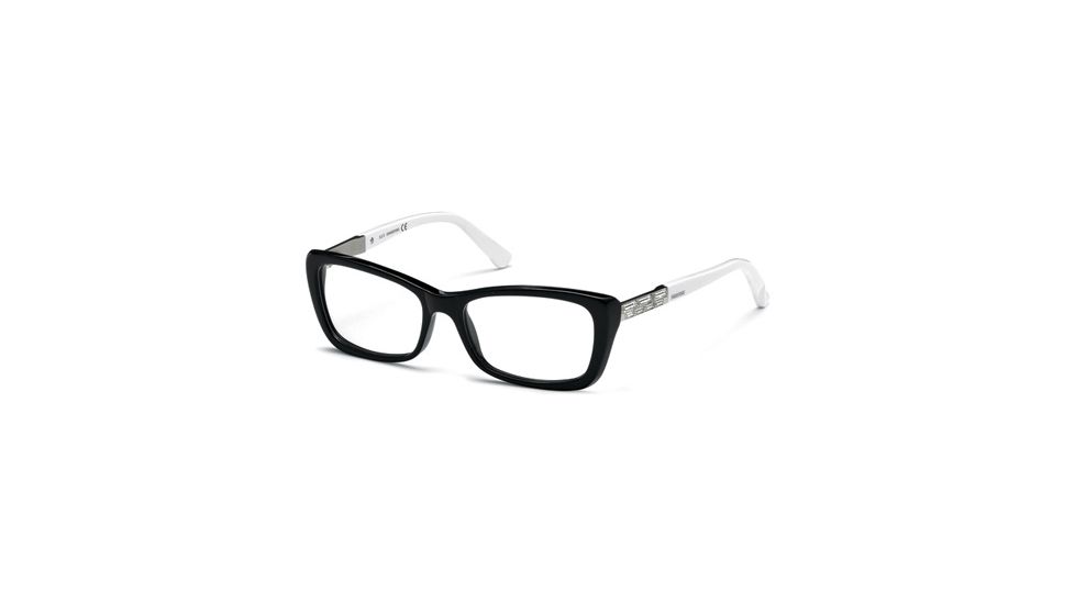 Swarovski SK5095 Eyeglass Frames - Shiny Black Frame Color