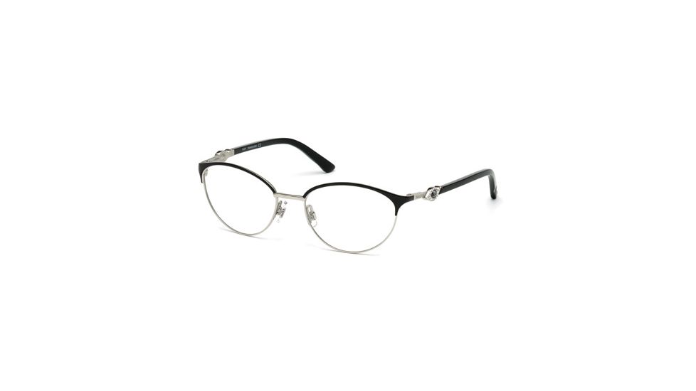 Swarovski SK5152 Eyeglass Frames - Shiny Palladium Frame Color