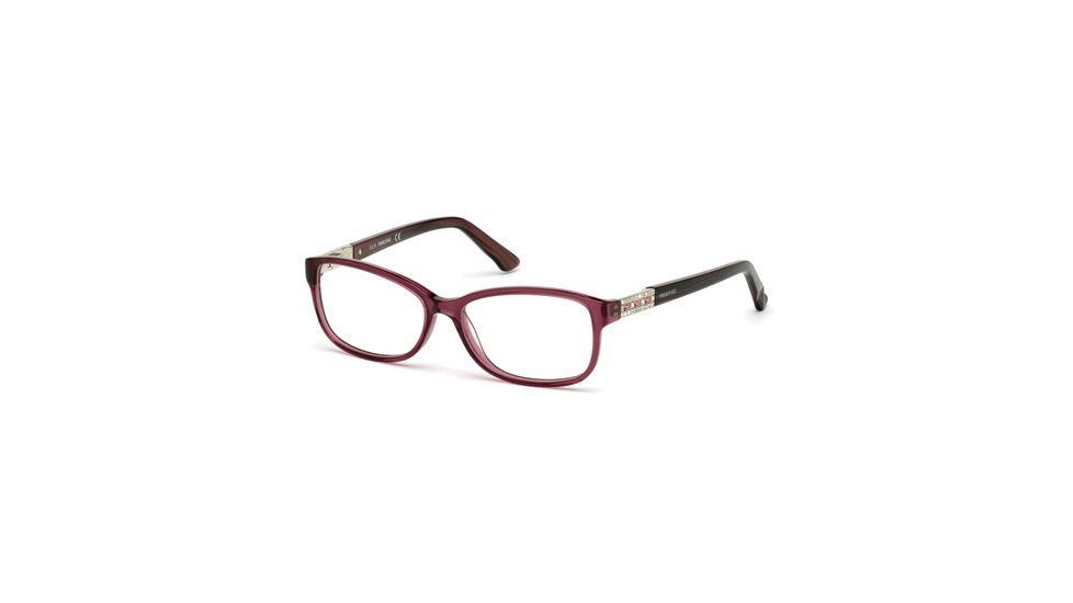 Swarovski SK5155 Eyeglass Frames - Shiny Bordeaux Frame Color