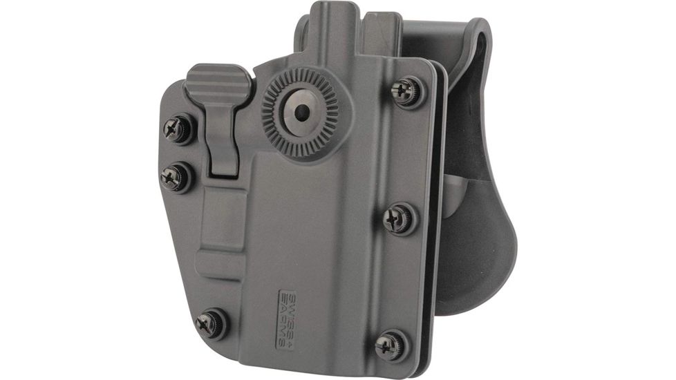 Swiss Arms Adaptx Level 2 Retention Universal Holster by Cybergun, Battle Grey, Small, 603673
