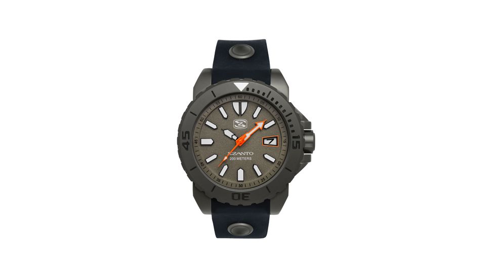 Szanto Mens 5000 Series Watch,Grey Dial,Black Strap,47mm Dia. SZ 5001