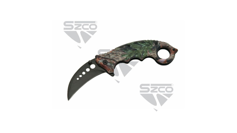 SZCO Camo Karambit 5 in, 1006908