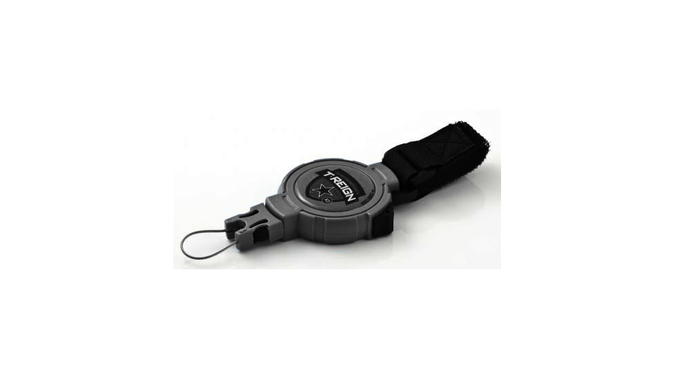 T-Reign Retractable Gear Tether Outdoor Series, Xtra Duty 14oz w/ 36in Kevlar Cord, Strap, Black, Large 0TRG-443