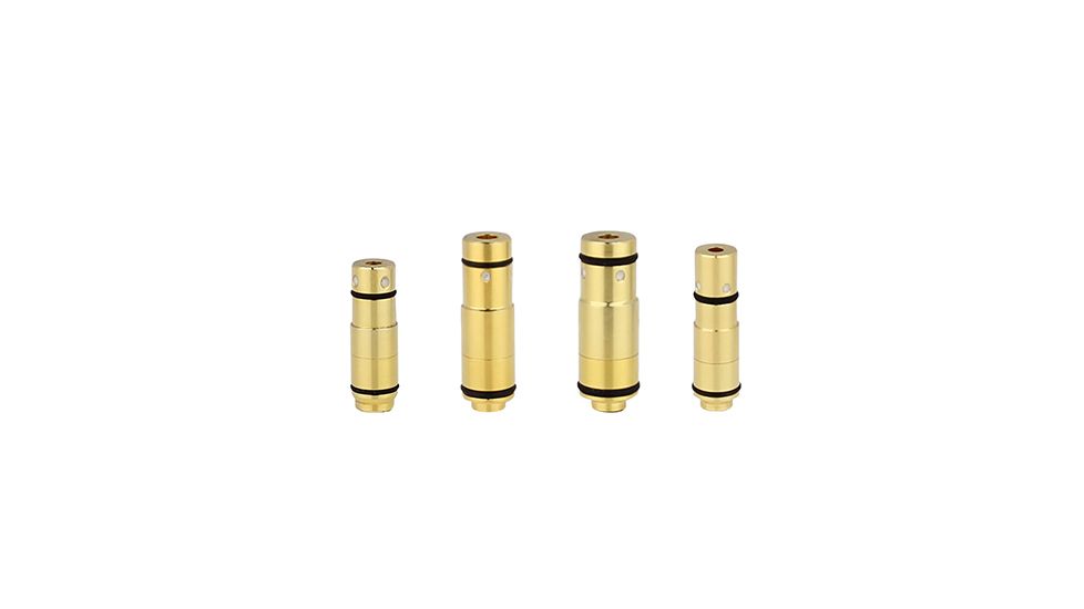 TAC Crew Tac Pac Dry Fire Laser Training Cartridges, Infrared, Brass, 0.380 ACP, 9mm, .40 S&amp;W, .45 ACP, TC-4PKIR