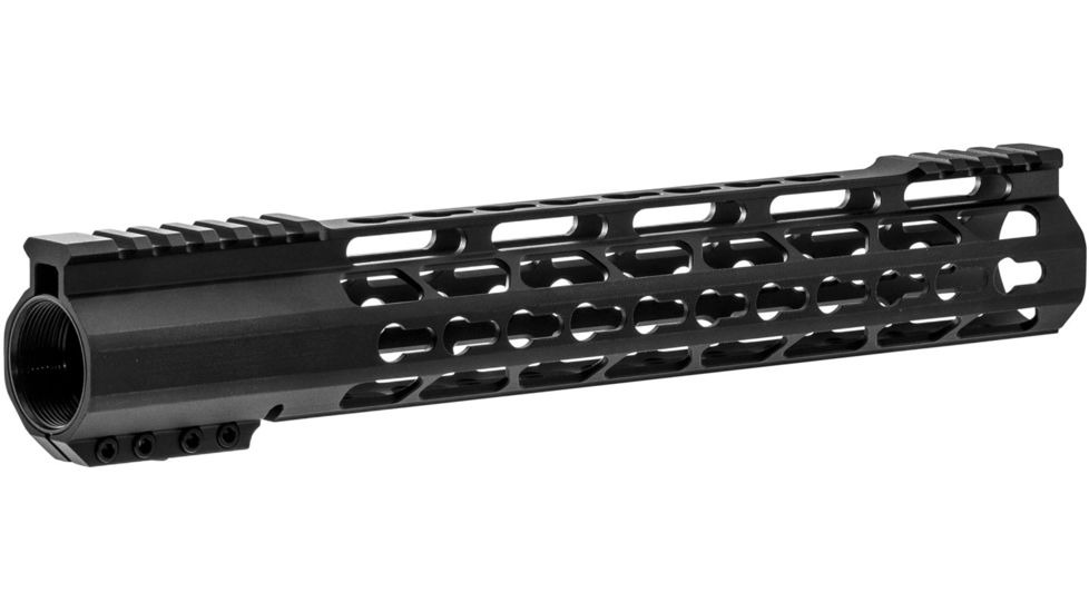 TacFire AR15 Aluminum Slim Keymod 12IN Nitride Black HG0912N