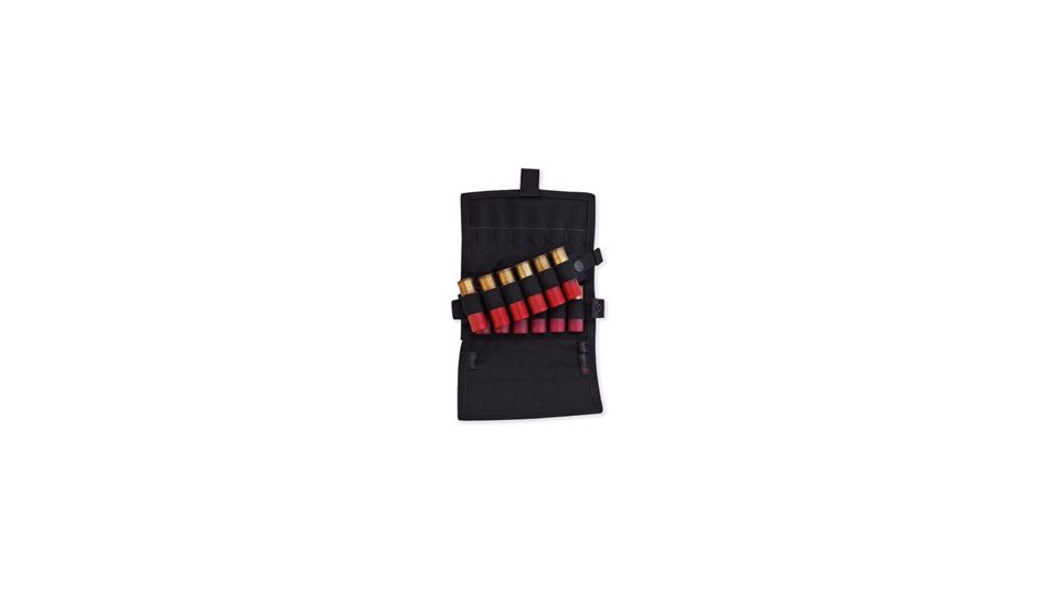 Tacprogear Shotgun Shell Pouch, 18 round, Black, Black P-SHTGN1-BK