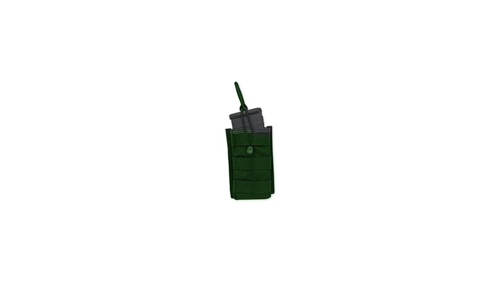 Tacprogear Single Rifle Mag Pouch, Open Top, Short, Olive Drab Green, Olive Drab Green P-SRMOTS1-OD