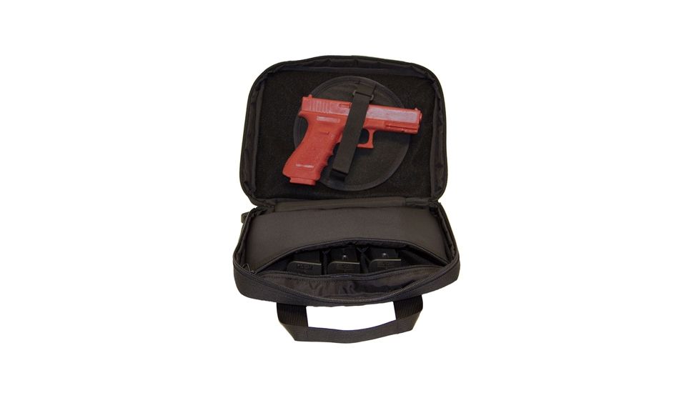 TacProGear Tactical Pistol Case, Black B-TPC1-BK