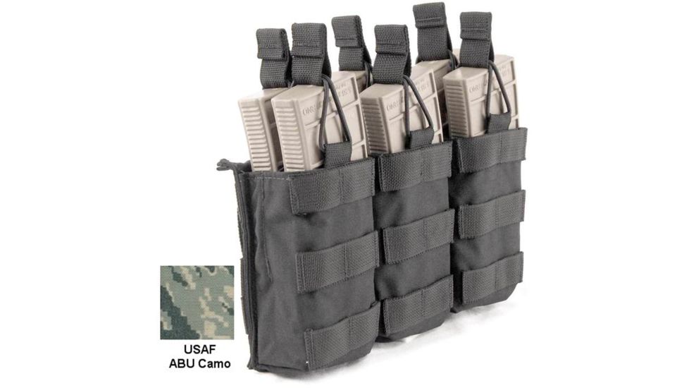 Tactical Assault Gear MOLLE Double Stacked Shingle 6-Mag 3 Pouch, ABU 816293
