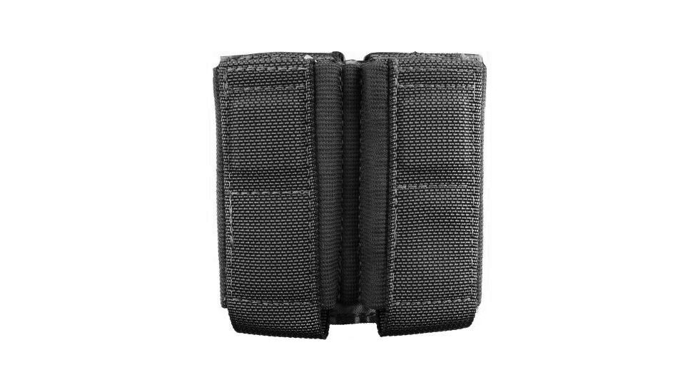 Tactical Assault Gear MOLLE Enhanced Magnet Pistol Double Magazine Pouch - Black 812131