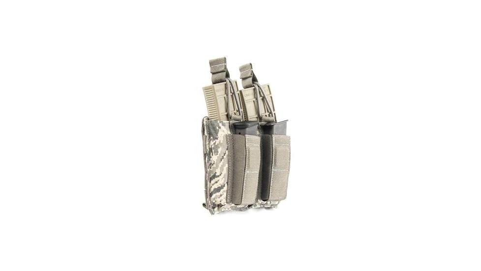 Tactical Assault Gear MOLLE Shingle/Pistol Enhanced 2 Mag Pouch ABU 814956