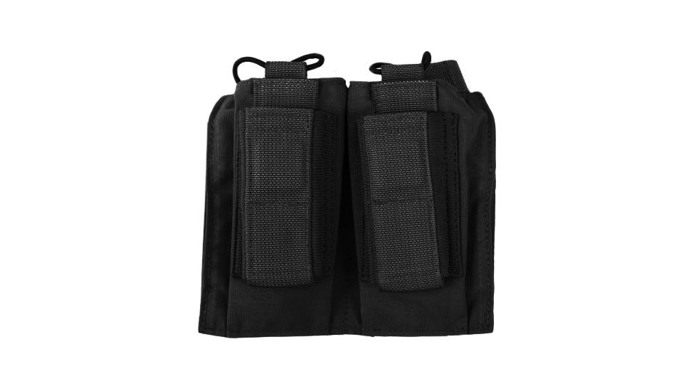 Tactical Assault Gear MOLLE Shingle/Pistol Enhanced 2 Mag Pouch Black 812208