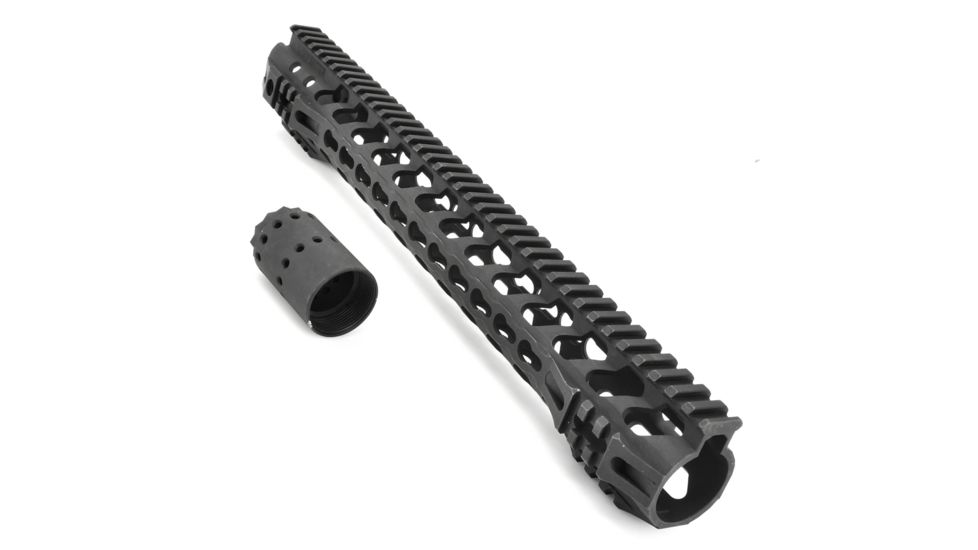 Tactical Edge WARFIGHTER 15 inch Rail System Keymod WRS-KM15, Black, 856358007327