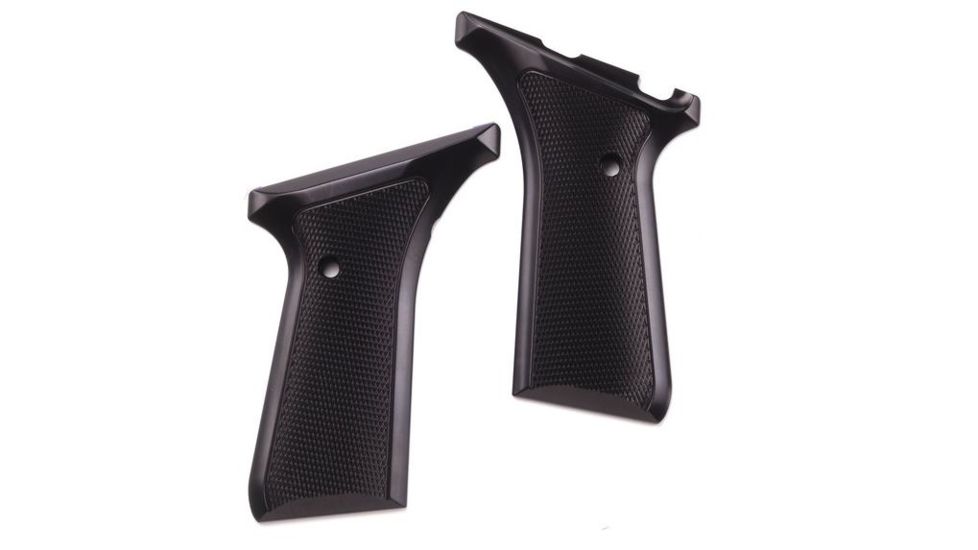 buck mark aluminum handgun grip, gloss black