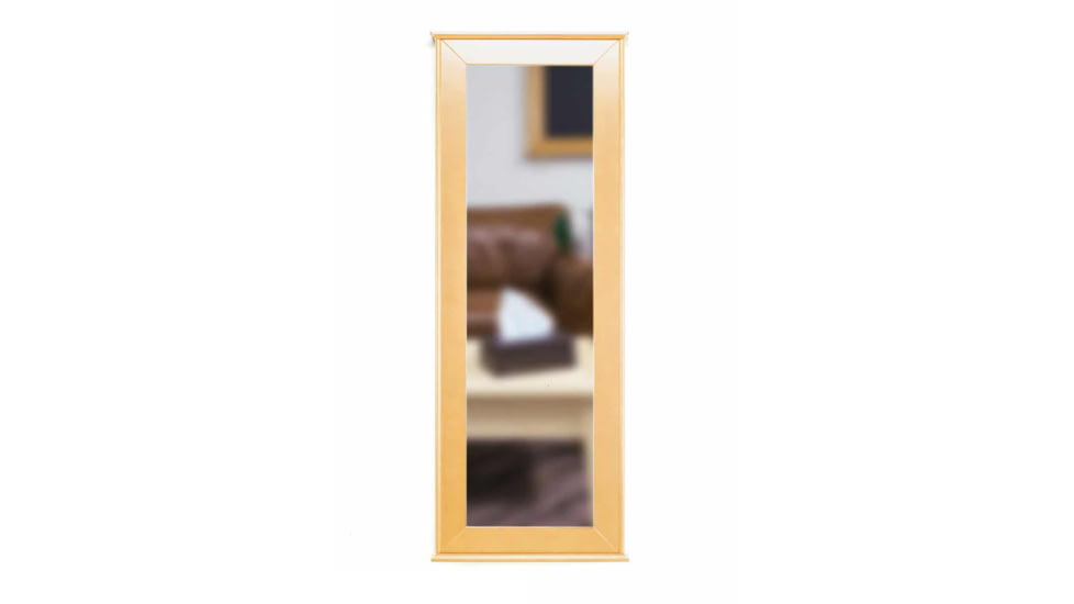 Tactical Walls 1450 Sliding Mirror Bundle, Inserts And Safe Mirror Cover, 2 Large and 1 Small Attachment Magnets, Early American, BM50SLEASAFEM2N52