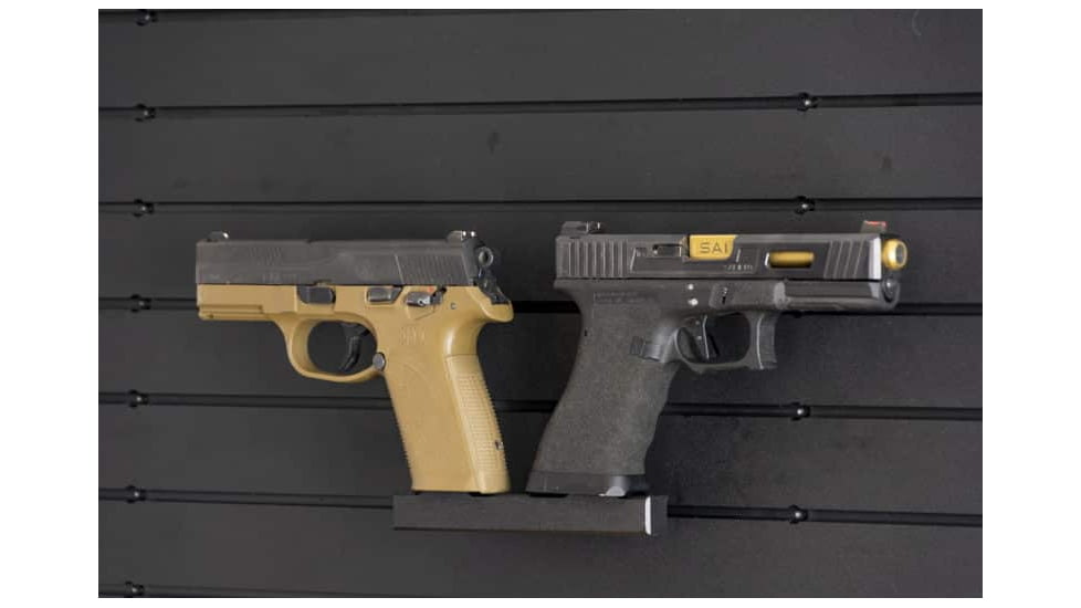 Tactical Walls ModWall Double Stack Hanger, Duo Facing, Black, MW9MM2