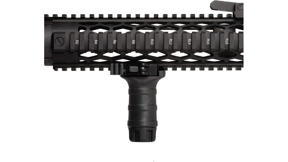 EDEMO Tacticon Armament BattleGrip 11 Vertical Stubby Rifle Foregrip w/ QD Mount, Black, BG11BK, EDEMO2