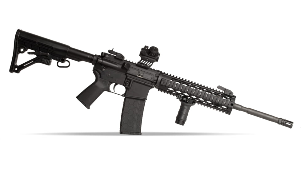 EDEMO Tacticon Armament BattleGrip 11 Vertical Stubby Rifle Foregrip w/ QD Mount, Black, BG11BK, EDEMO2