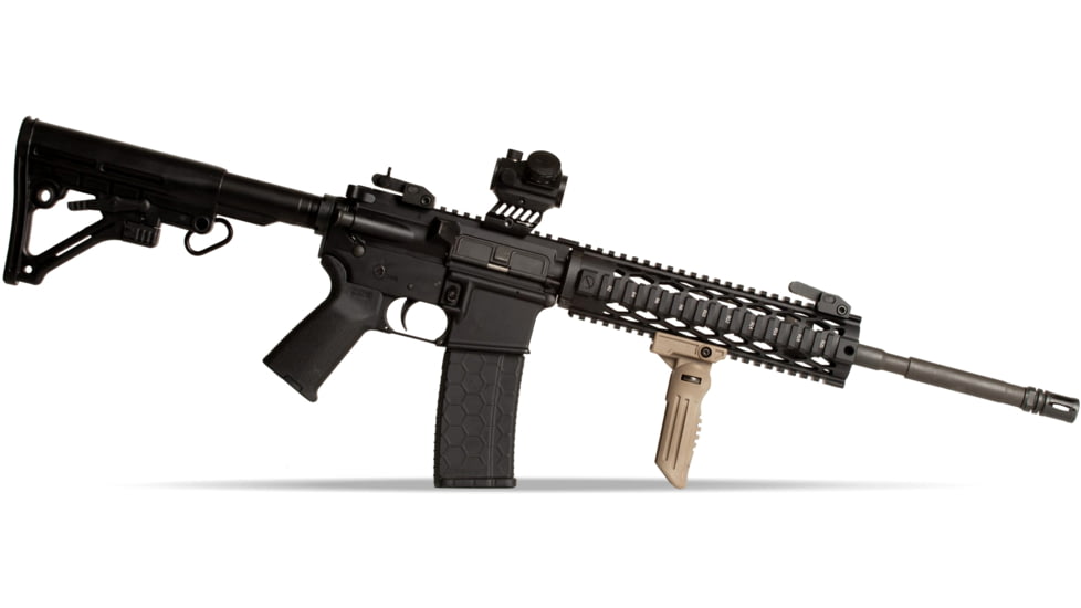 Tacticon Armament BattleGrip 5 Foldable Rifle Foregrip, Tan, BG05TN