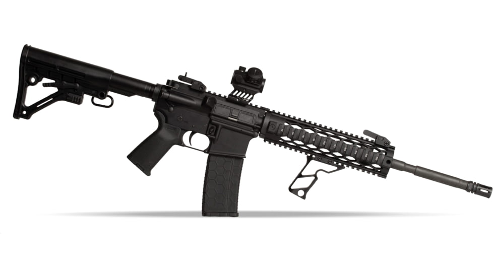 EDEMO Tacticon Armament BattleGrip 9 Skeletonized Rifle Foregrip, Black, BG09BK, EDEMO1