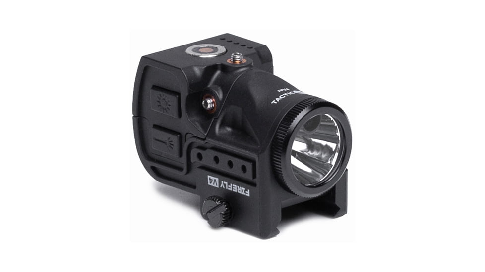 Tacticon Armament FireFly V4 Pistol Laser/Flashlight Combo, Red Laser, Black, FRL40