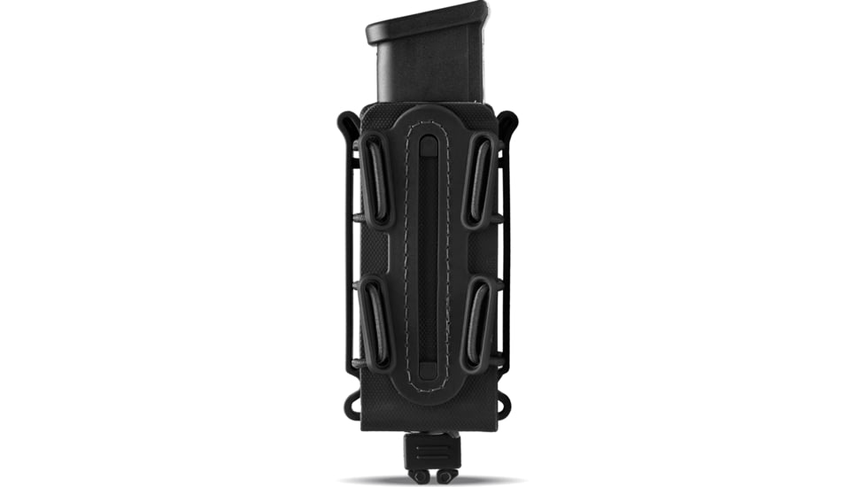 Tacticon Armament Single Pistol Magazine Pouch, Black, P1-MC-BK