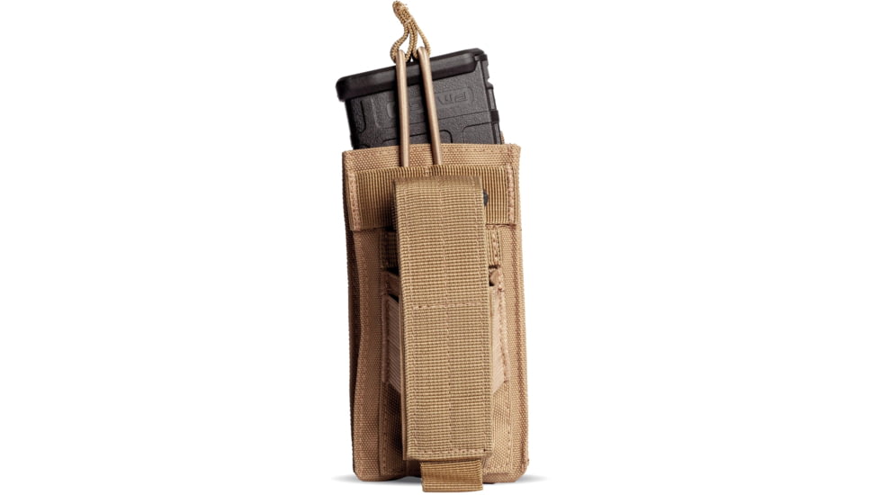 Tacticon Armament Single Rifle Kangaroo Pouch, Tan, TNK1/K1-BP-TN