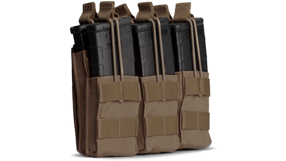 Tacticon Armament Triple Stacker Mag Pouch, Coyote Brown, CBRS3/RS3-BP-CB
