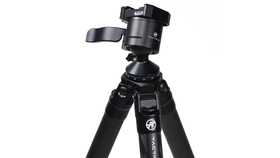 Tactique Equalizer Lightweight Shooting Tripod w/Panning Rifle Head Set