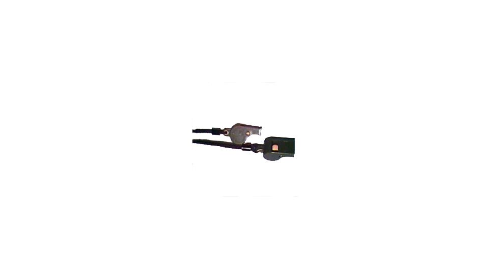 Tactical Assault Gear Black Plastic Whistle with Cork Ball 801768