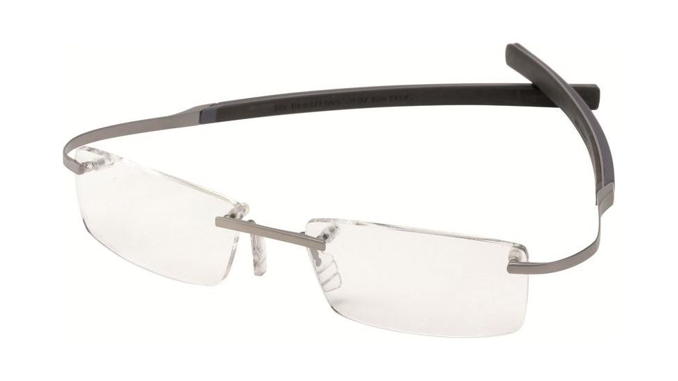 Tag Heuer 0341 Bifocal Prescription Eyeglasses, Sand Frame - Blue Grey/Black Temples Frame, Clear Lens-0341-003BI