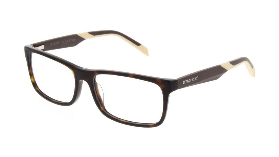 Tag Heuer B. Urban 0551 Bifocal Prescription Eyeglasses, Brown Tortoise Frame, 0551-003BI