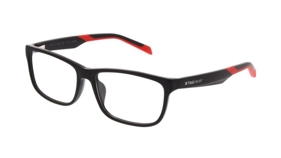 Tag Heuer B. Urban 0553 Progressive Prescription Eyeglasses, Matte Black Frame, 0553-005PR