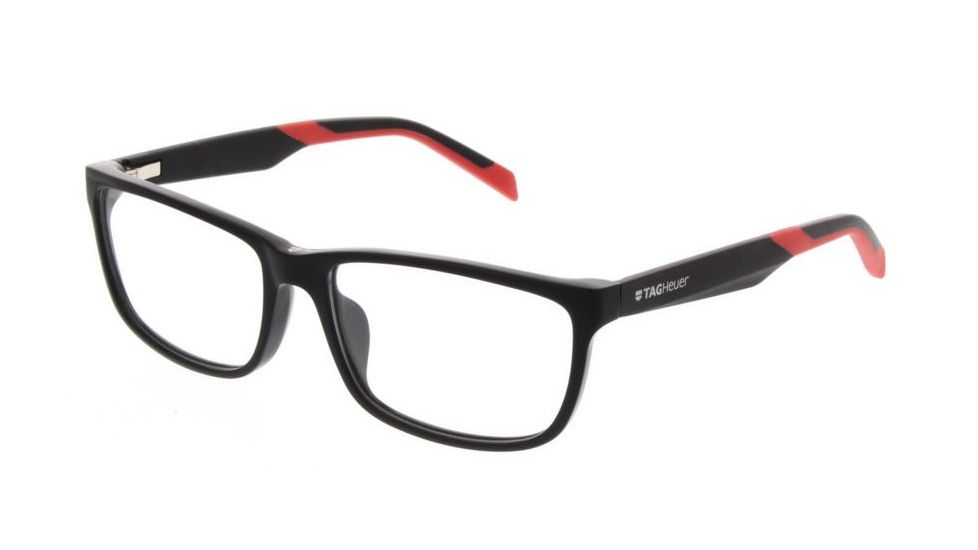 Tag Heuer B. Urban 0553 Progressive Prescription Eyeglasses, Shiny Black Frame, 0553-006PR