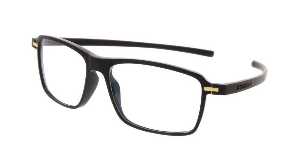 Tag Heuer Black Frame - Black Temples/Gold Lugs, 3952-011