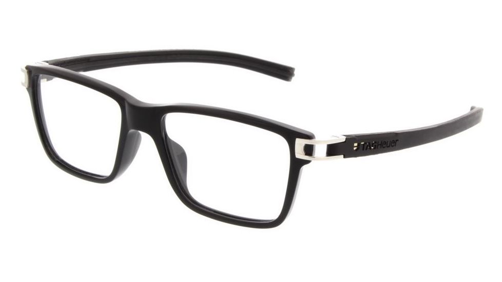 Tag Heuer Shiny Black Frame - Black Temples/Pure Lugs, 7603-010