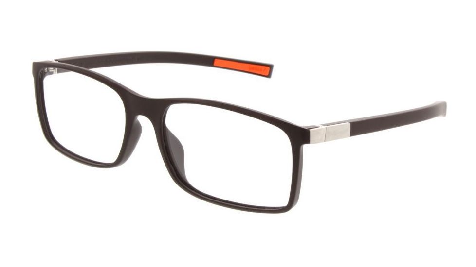 Tag Heuer Urban 7 0517 Single Vision Prescription Eyeglasses, Matte Brown Frame, 0517-012SV