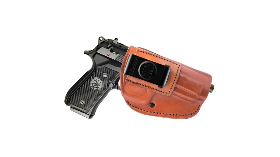 Tagua Gunleather 1911-3in. Compact Brown/Right Hand Holster, Brown IPH4-207