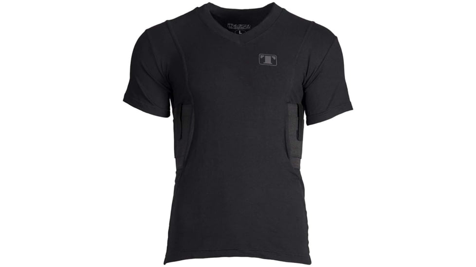 Tagua Gunleather Concealed T-Shirt - Mens, Black, Large, SHTS-L-001