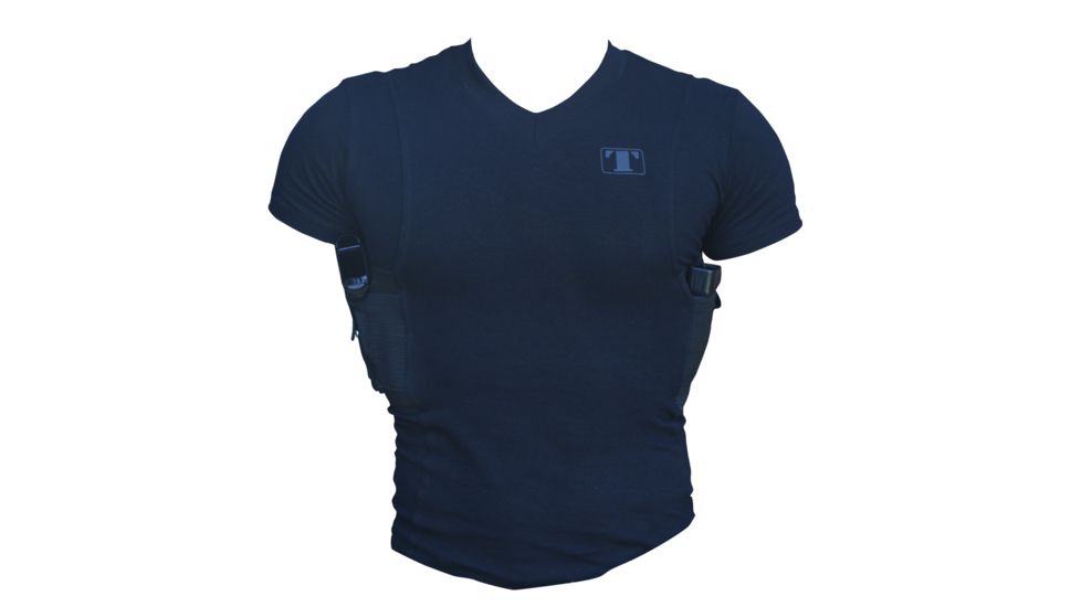 Tagua Gunleather Cotton Extra Large Holster T-Shirt Black SHTC-XL-001