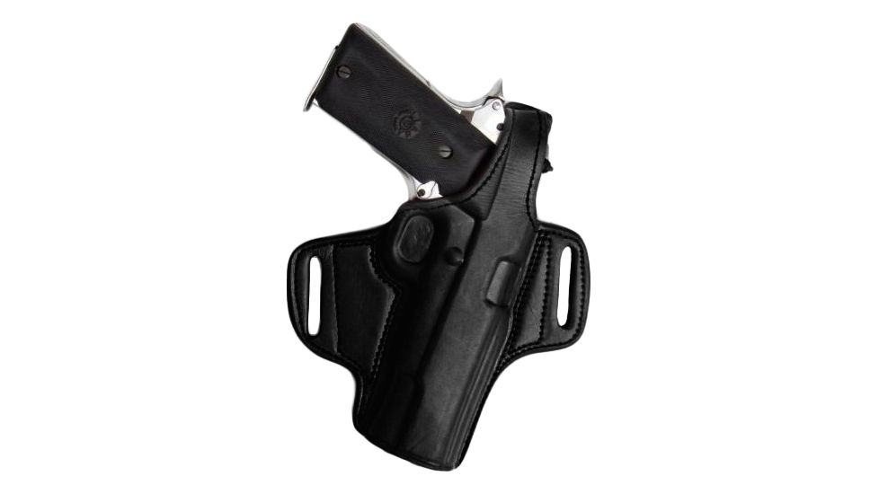 Tagua Gunleather Mini Thumb Break Belt Holster for Glock 42 .380, Left Hand, Black, BH1M-306