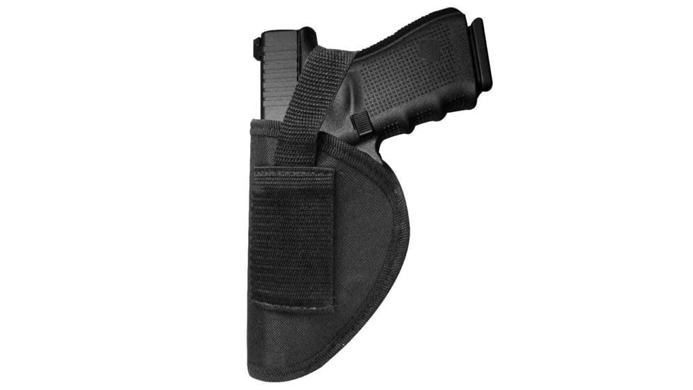Tagua Gunleather Nylon Holster w/ snap MD &amp; LG Autos Fits Glocks, XDs, H&amp;K, 24/7, Sigs, M&amp;P, most 40s &amp; 9mm/Right Hand, Black NYL-115
