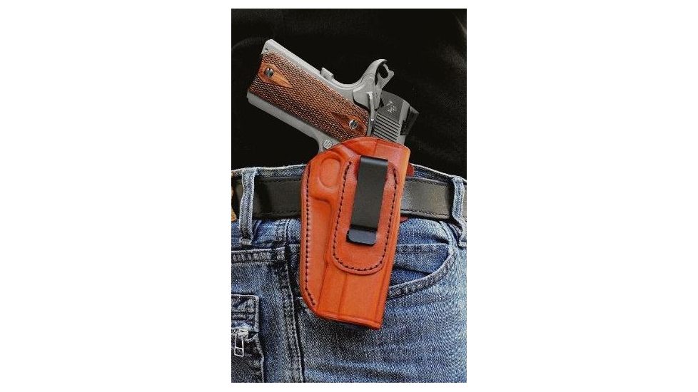 Tagua Gunleather 1911-5in. Brown/Right Hand Holster, Brown IPH4-202