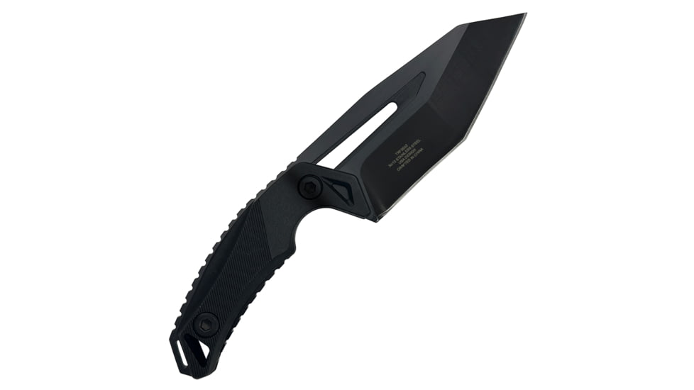 Takumitak Big Head Fixed Blade Knife, 3.25 in Blade , 3cr13, Black, TKF3S02