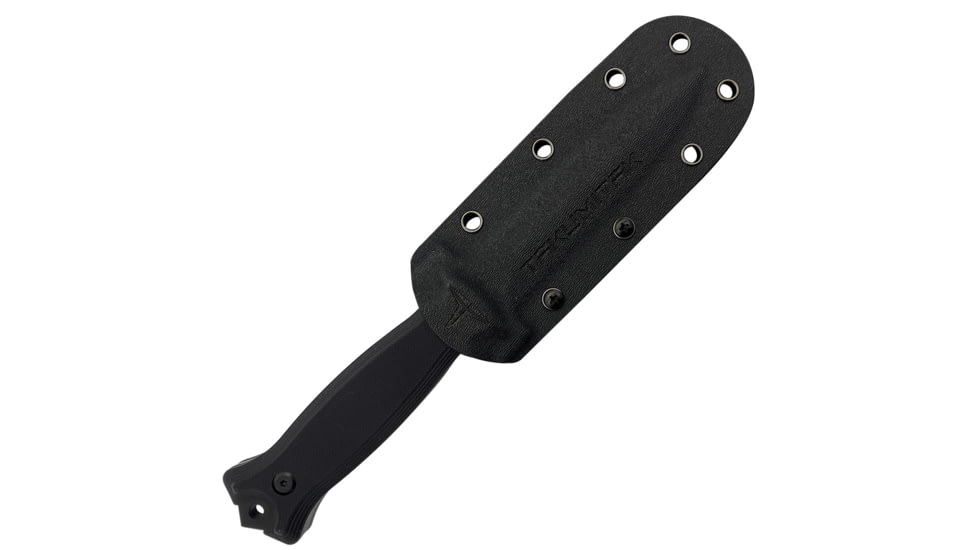 Takumitak Havoc Fixed Blade Knife, 4.75in, D2, Spear Point, G10 Handle, Black, TKF202BK