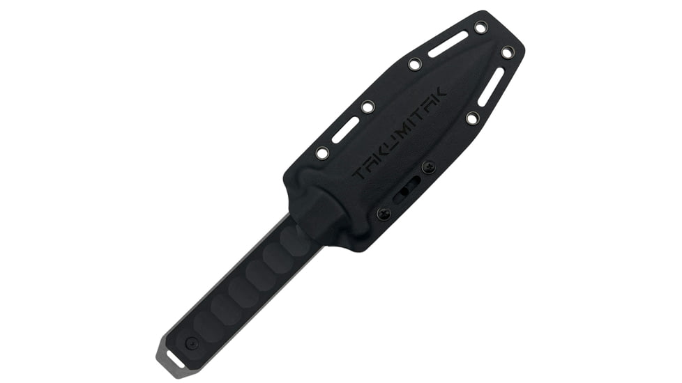 Takumitak Hitter Fixed Blade Knife, 5.5in, D2, Spear Point, G10 Handle, Black Stonewash, TKF214SW